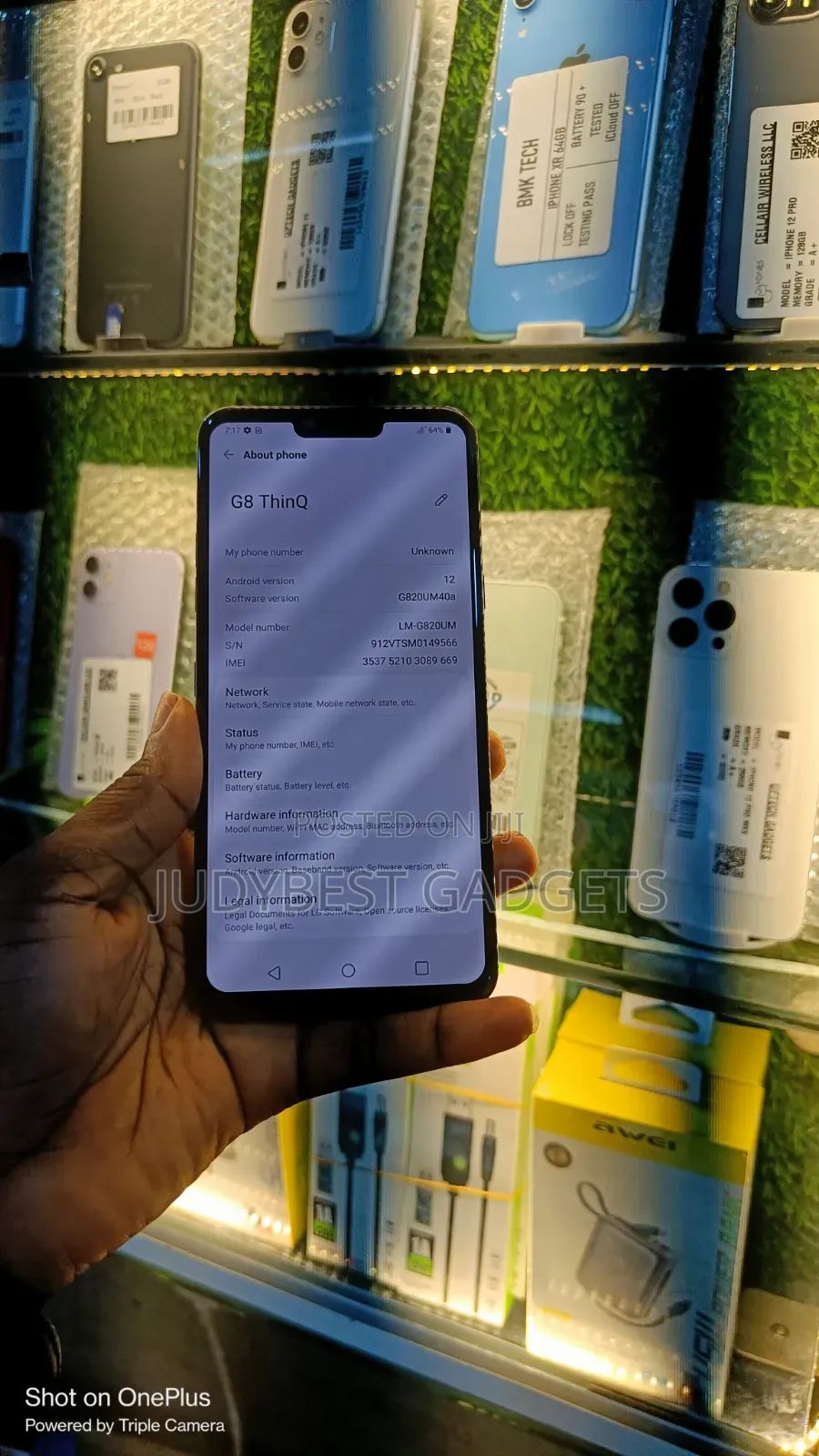 LG G8 Thinq 128 GB Blue