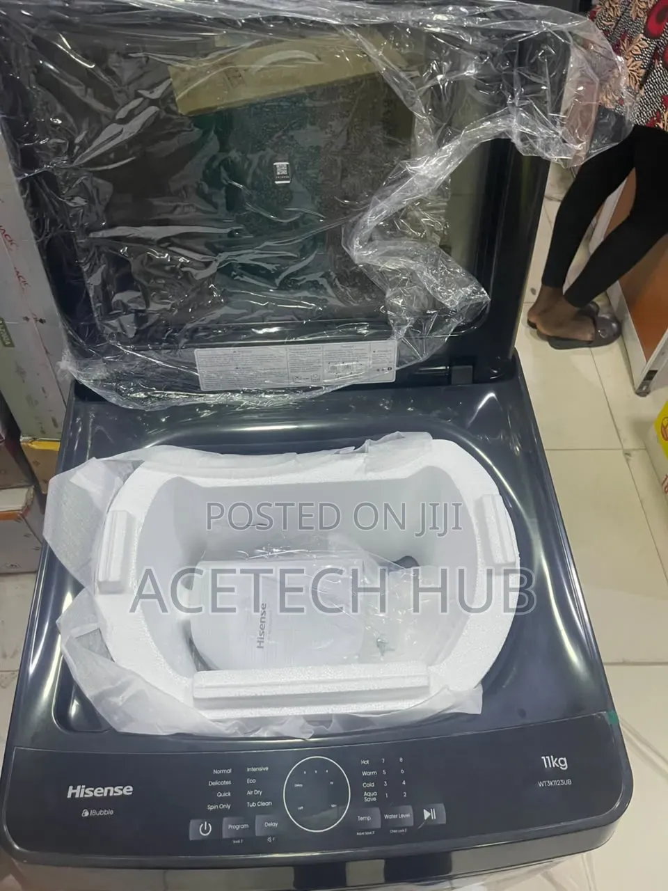 Hisense 11kg Top Loading Washing Machine Available