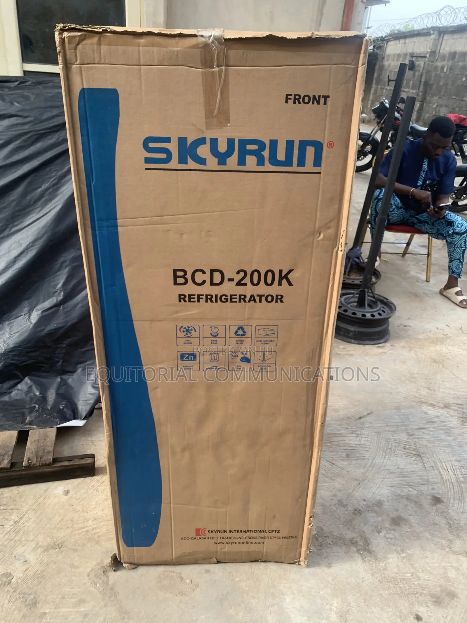 SKYRUN 200L Double Door Refrigerator