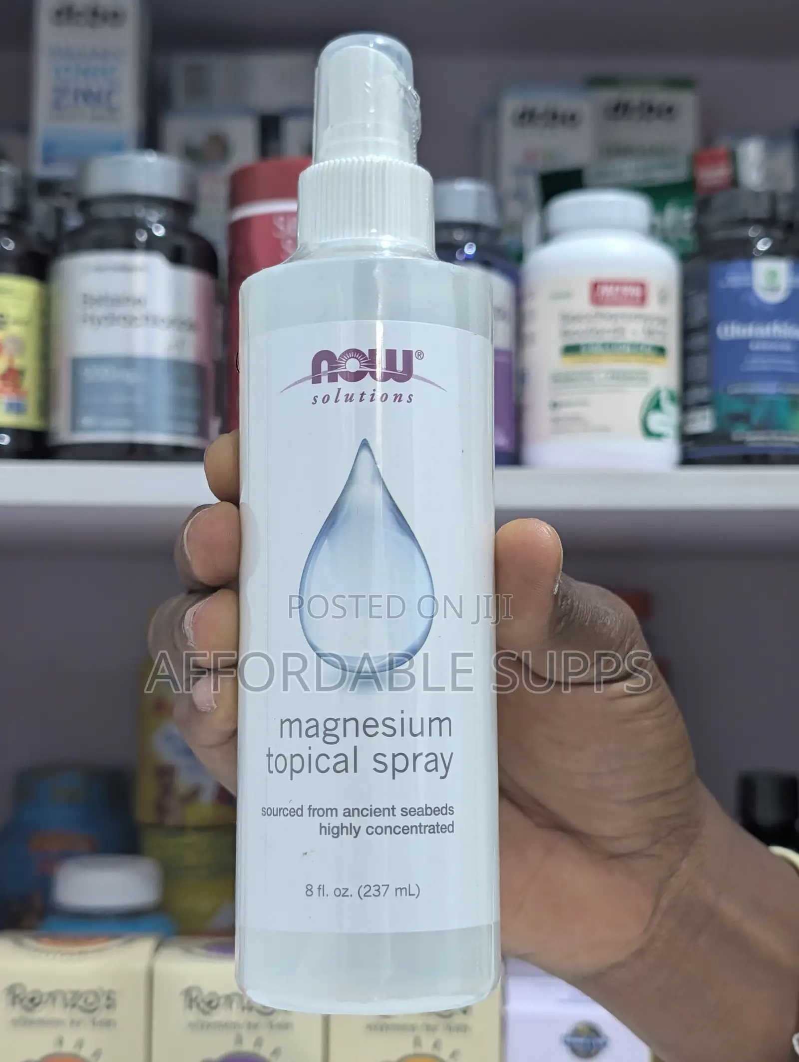 NOW Solutions Magnesium Topical Spray – Zechstein Minerals