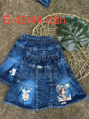 Kids Denim Skirt & Bum Shorts