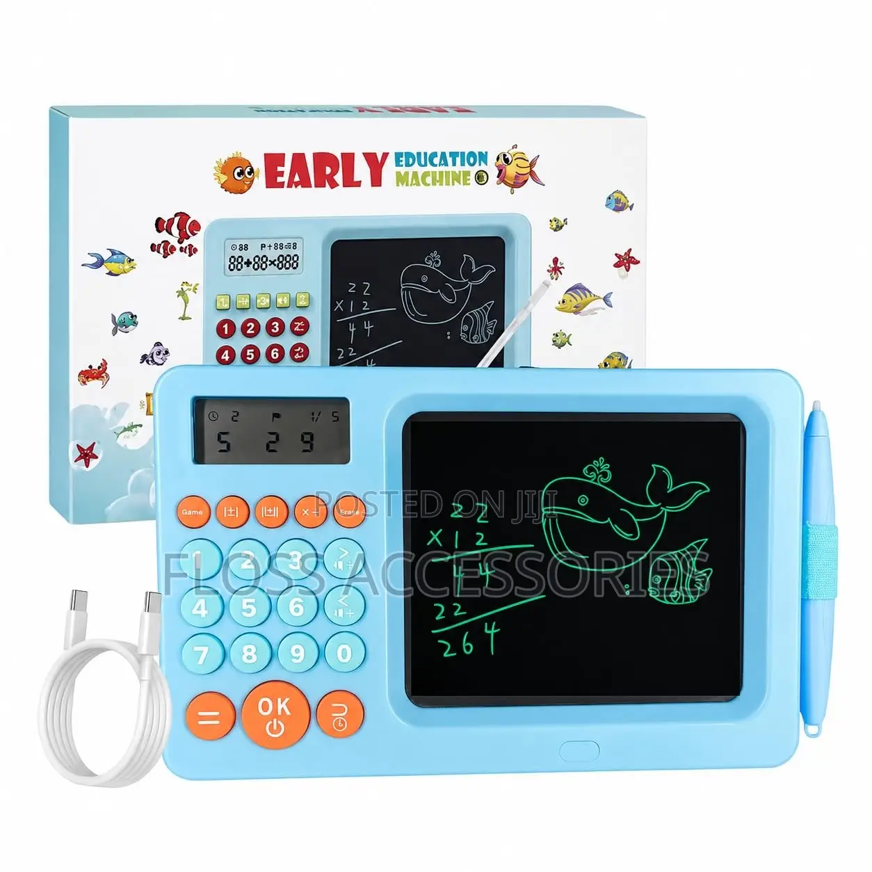 Math Learning Machine / 2-in-1 LCD Writing Board and Calculator