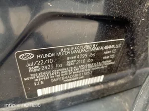 Hyundai Sonata 2010 Gray
