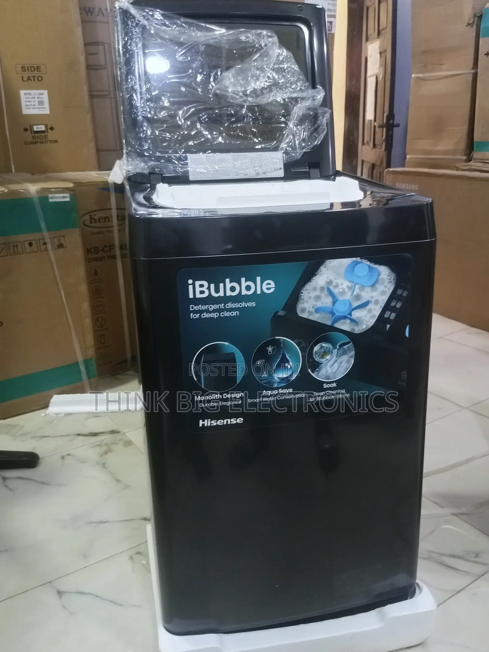 Hisense 11kg Automatic Washer – Large Load Convenience