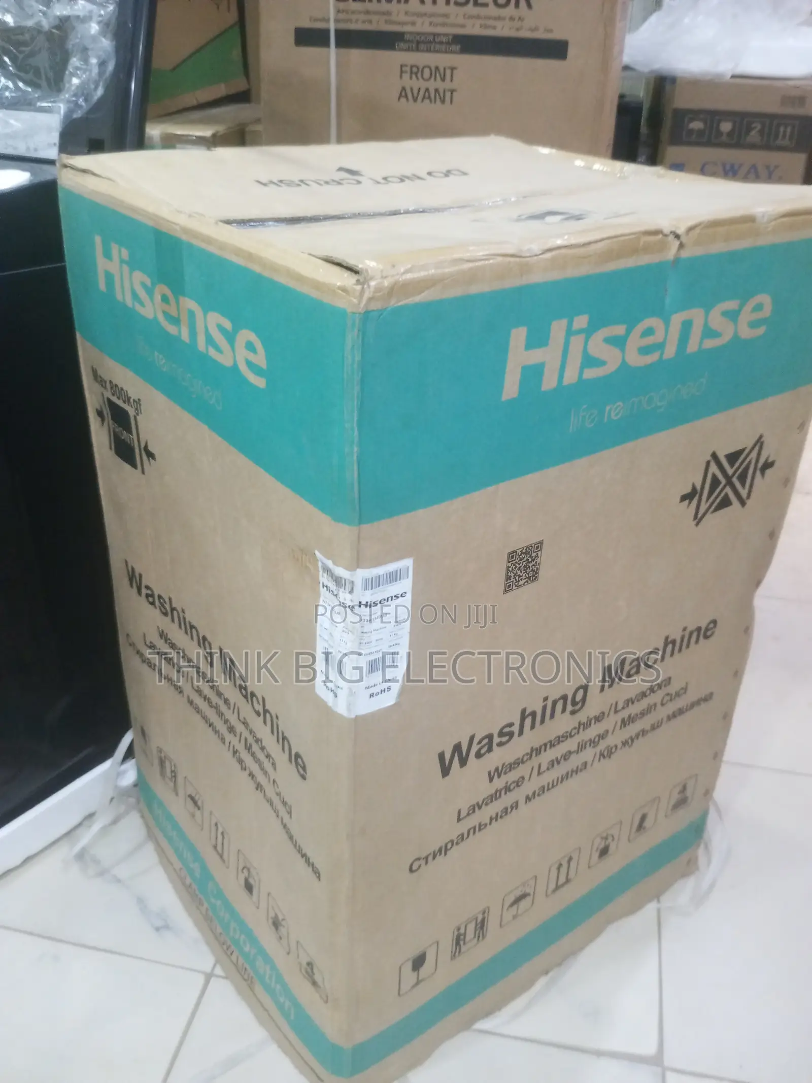 Hisense 11kg Automatic Washer – Large Load Convenience