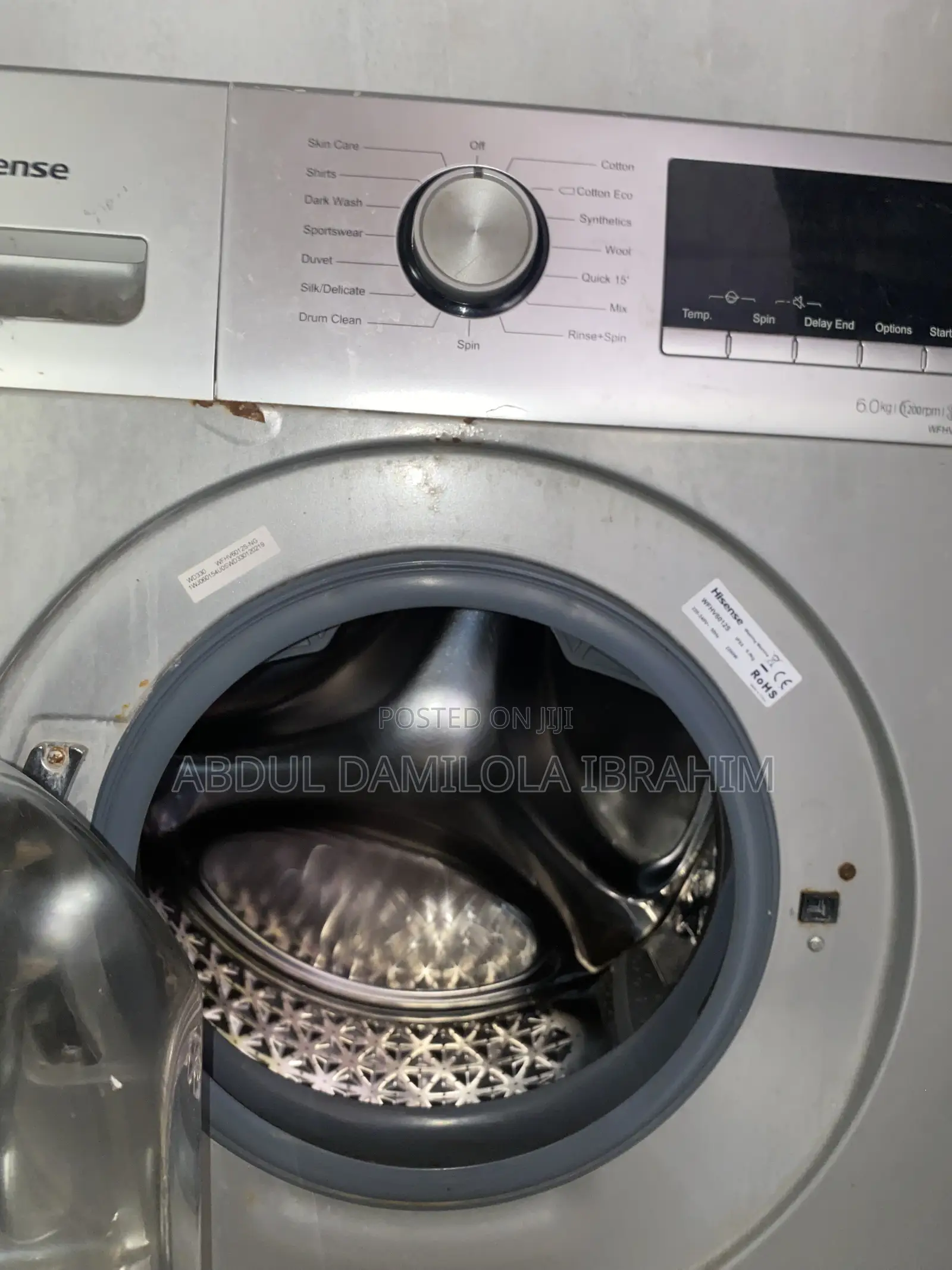 Used Hisense Front Loader Washing Machine