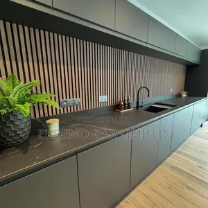 Cooking Area Wall Upgrade With Marble