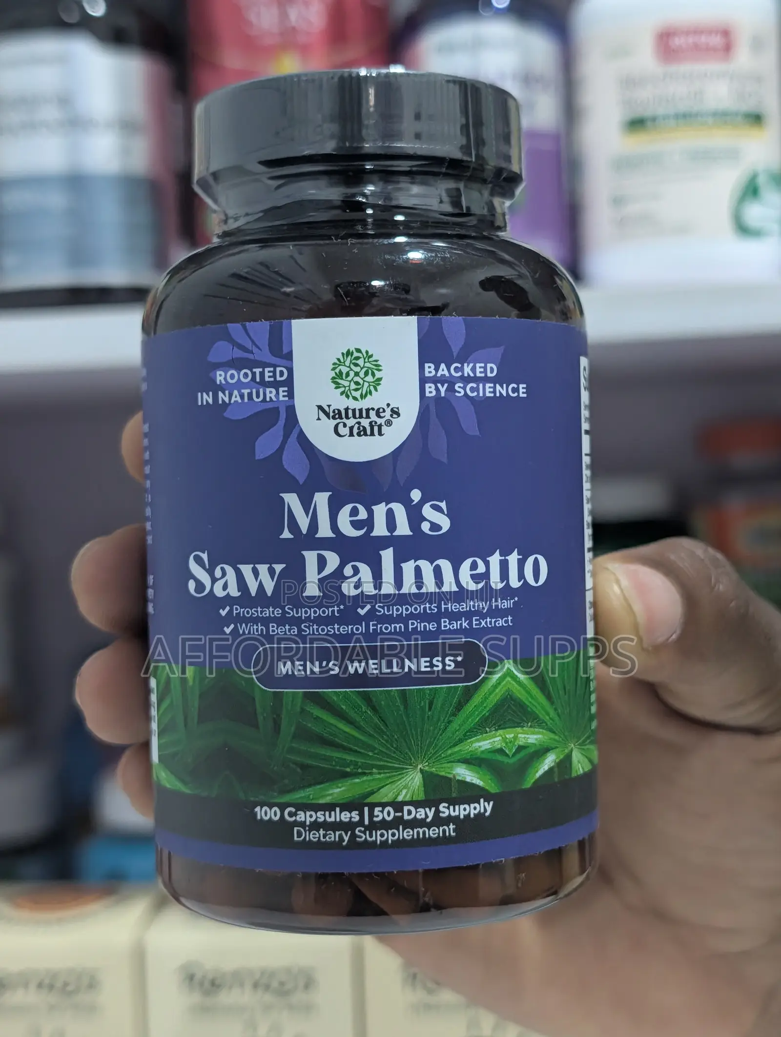 Nature's Craft Saw Palmetto With Beta-Sitosterol