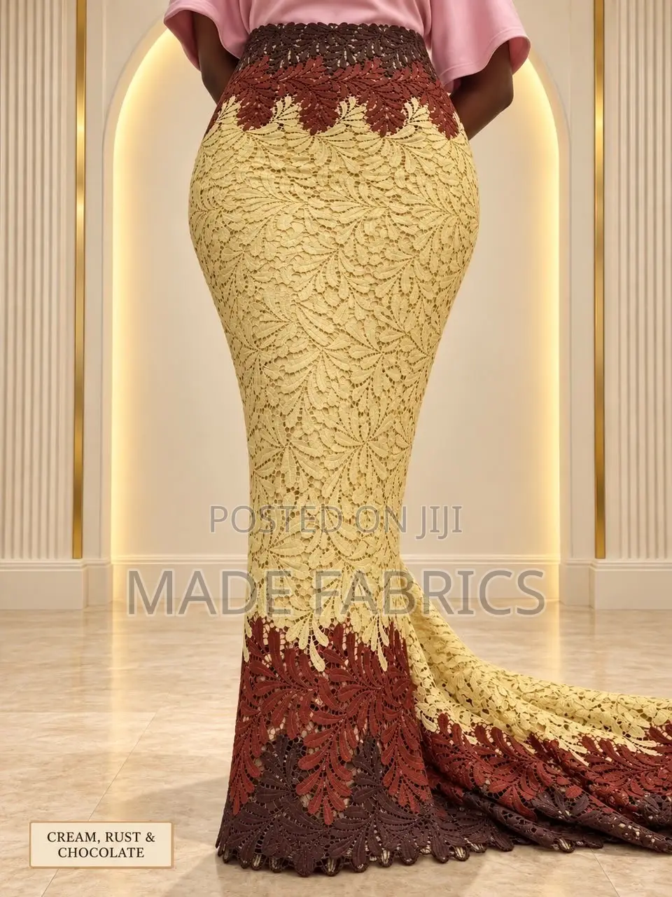 Ombré Guipure Lace
