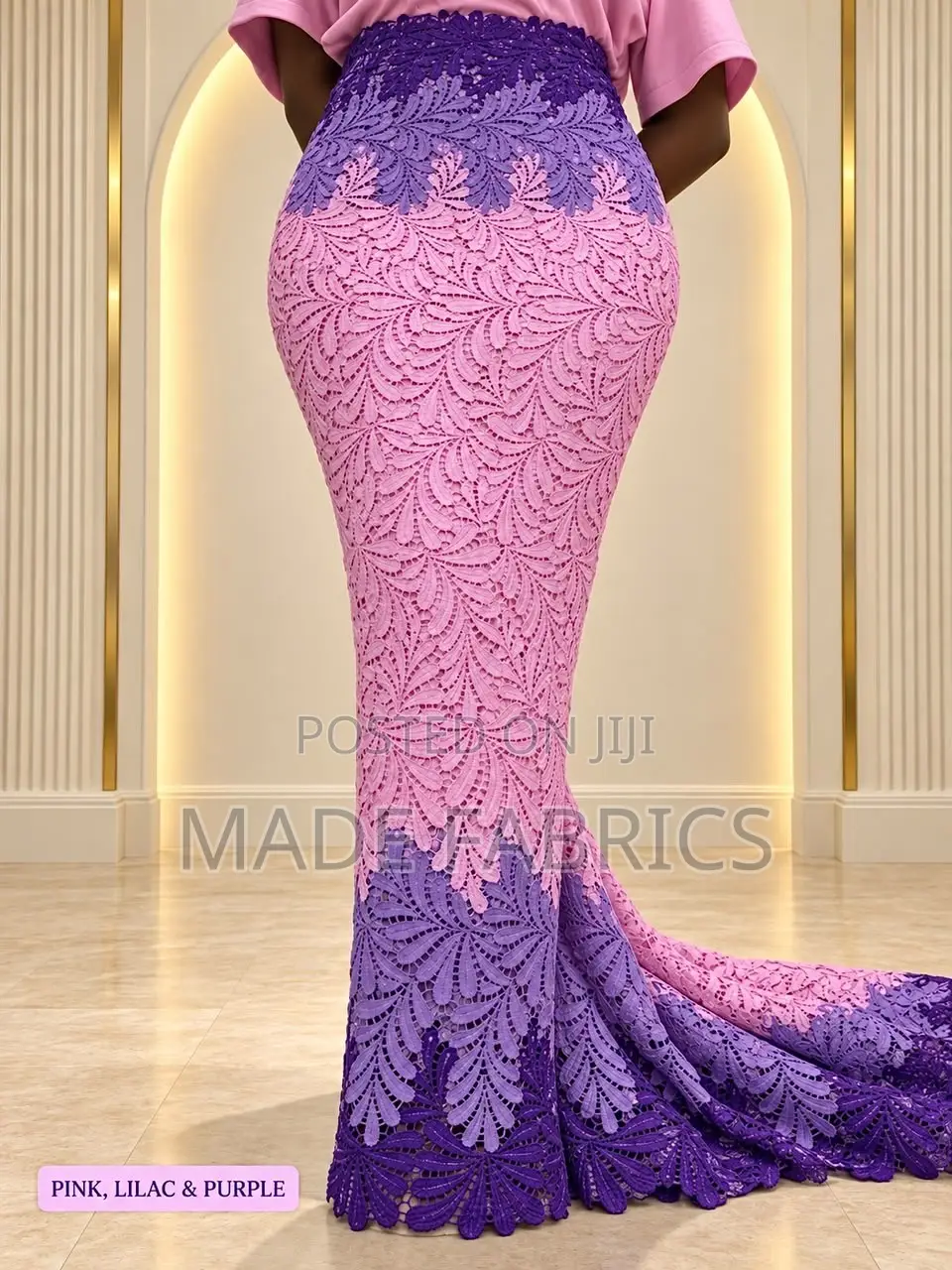 Ombré Guipure Lace