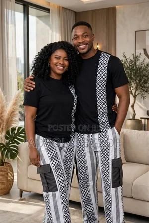 Luxury Monochrome Ankara Cargo Set