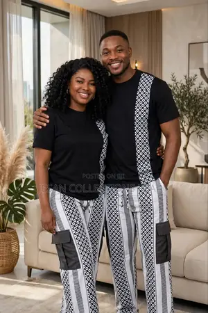 Luxury Monochrome Ankara Cargo Set