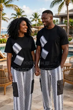 Luxury Monochrome Ankara Cargo Set