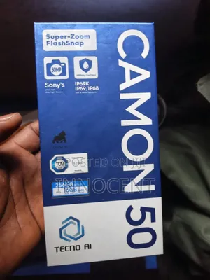 Tecno Camon 50 256 GB Black