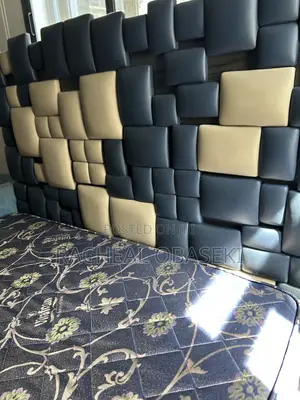 Bed Frame With Padded Headboard