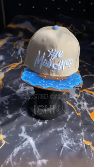 The Make Eyes Printed Brim Snapback Cap