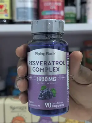 Piping Rock Resveratrol Complex 1800mg – 90 Capsules