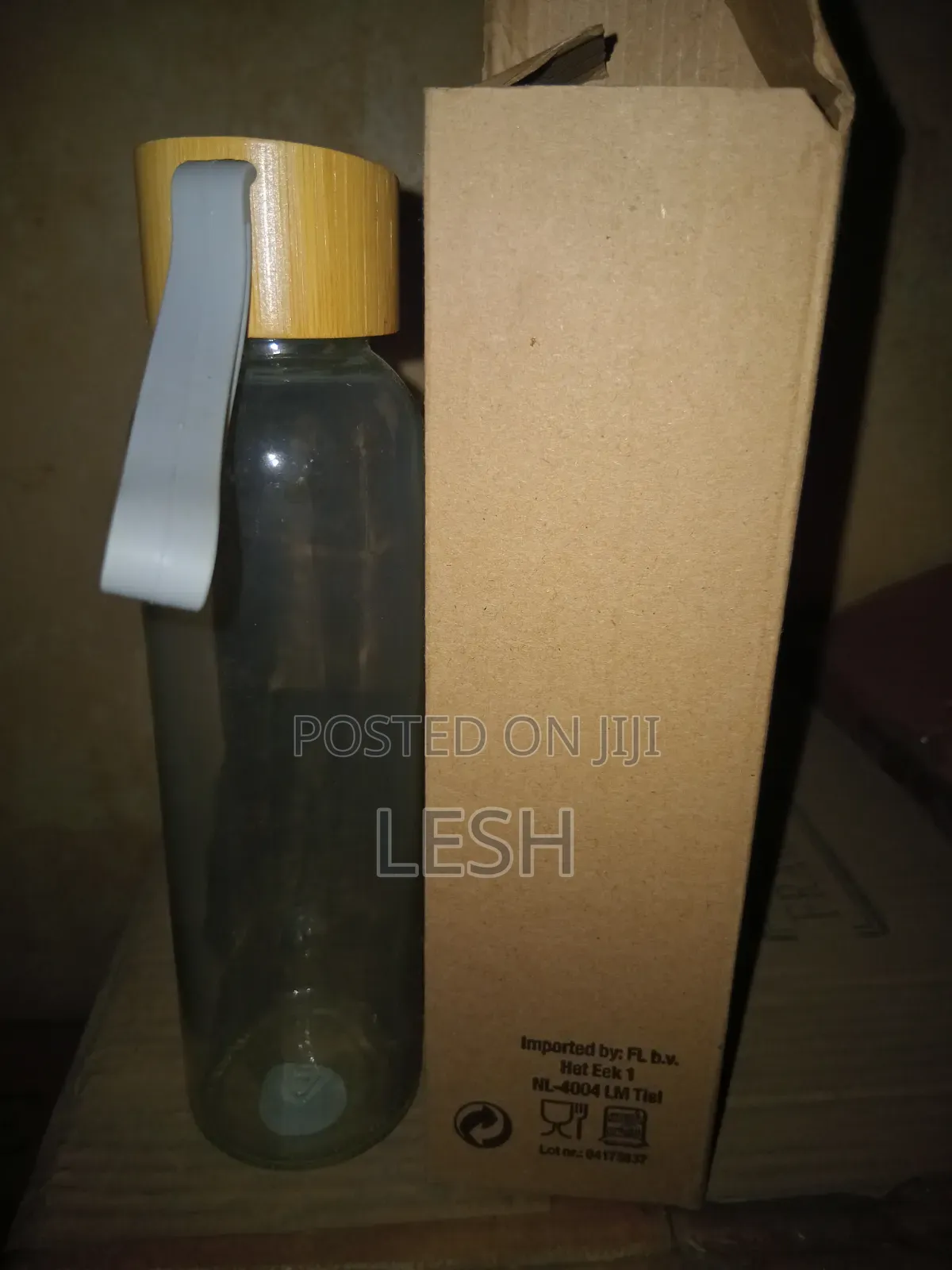 Bamboo Glass Bottle