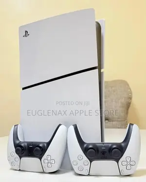 Uk Used Playstation 5 Slim Disc Edition With Two Pad and Games