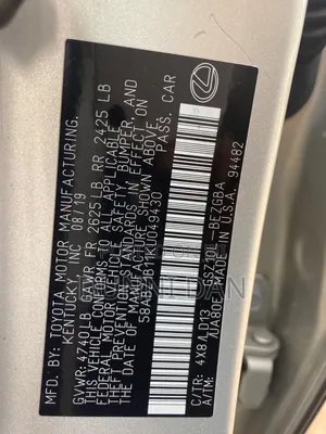 Lexus ES 350 Luxury FWD 2019 Gray