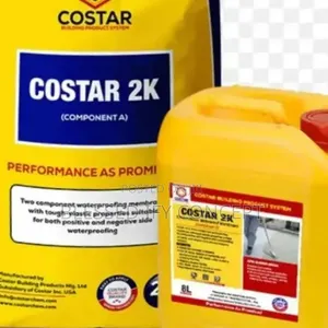 Coster 2k Component A&B Waterproofing, 10litrs Liquid 20kg Powder
