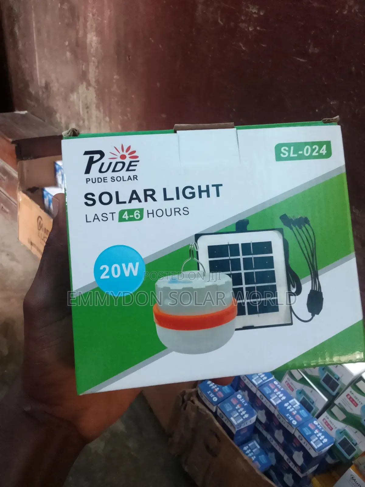 PUDE Solar Light Separate Panels 20w