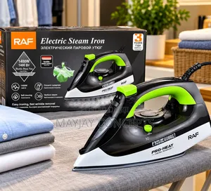RAF Electric Steam Iron With Ceramic Soleplate and Vertical Steam