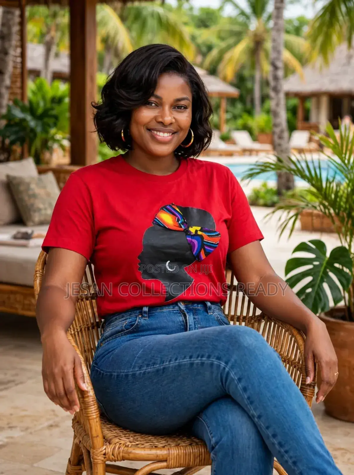 Ankara Afro Tee