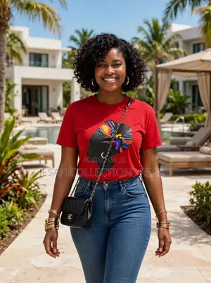Ankara Afro Tee