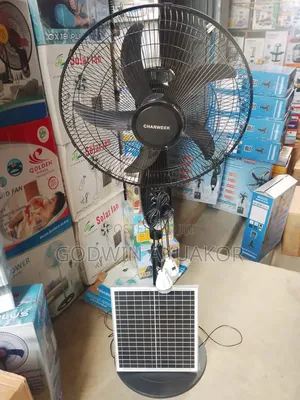 18 Inches Rechargeable Solar Fan