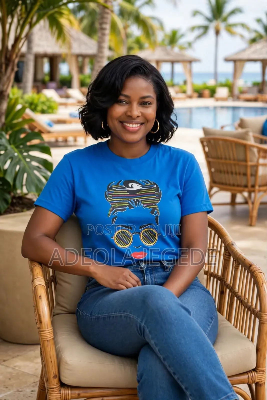 Blur Ankara Afro-Urban Tee