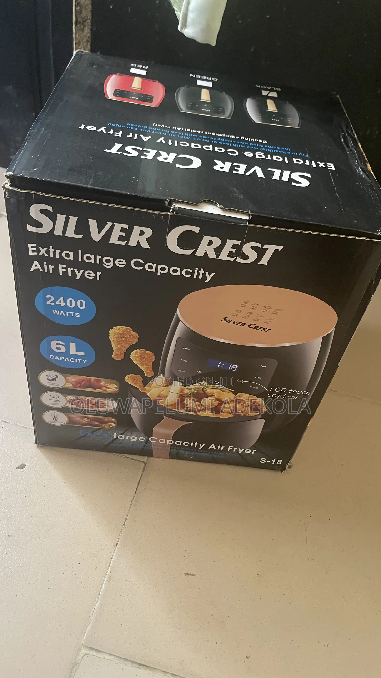 6L Extra Large Capacity Air Fryer