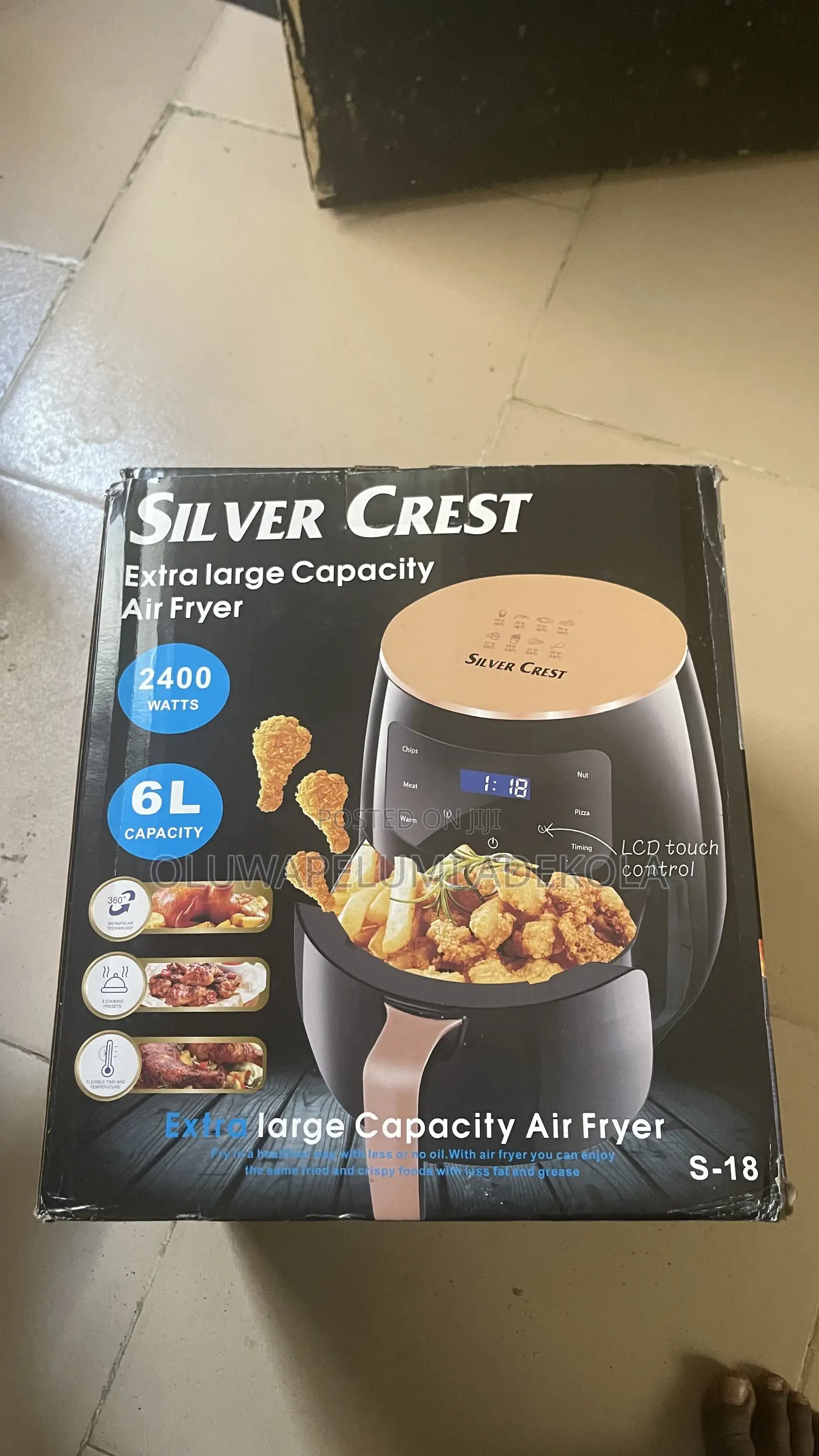 6L Extra Large Capacity Air Fryer