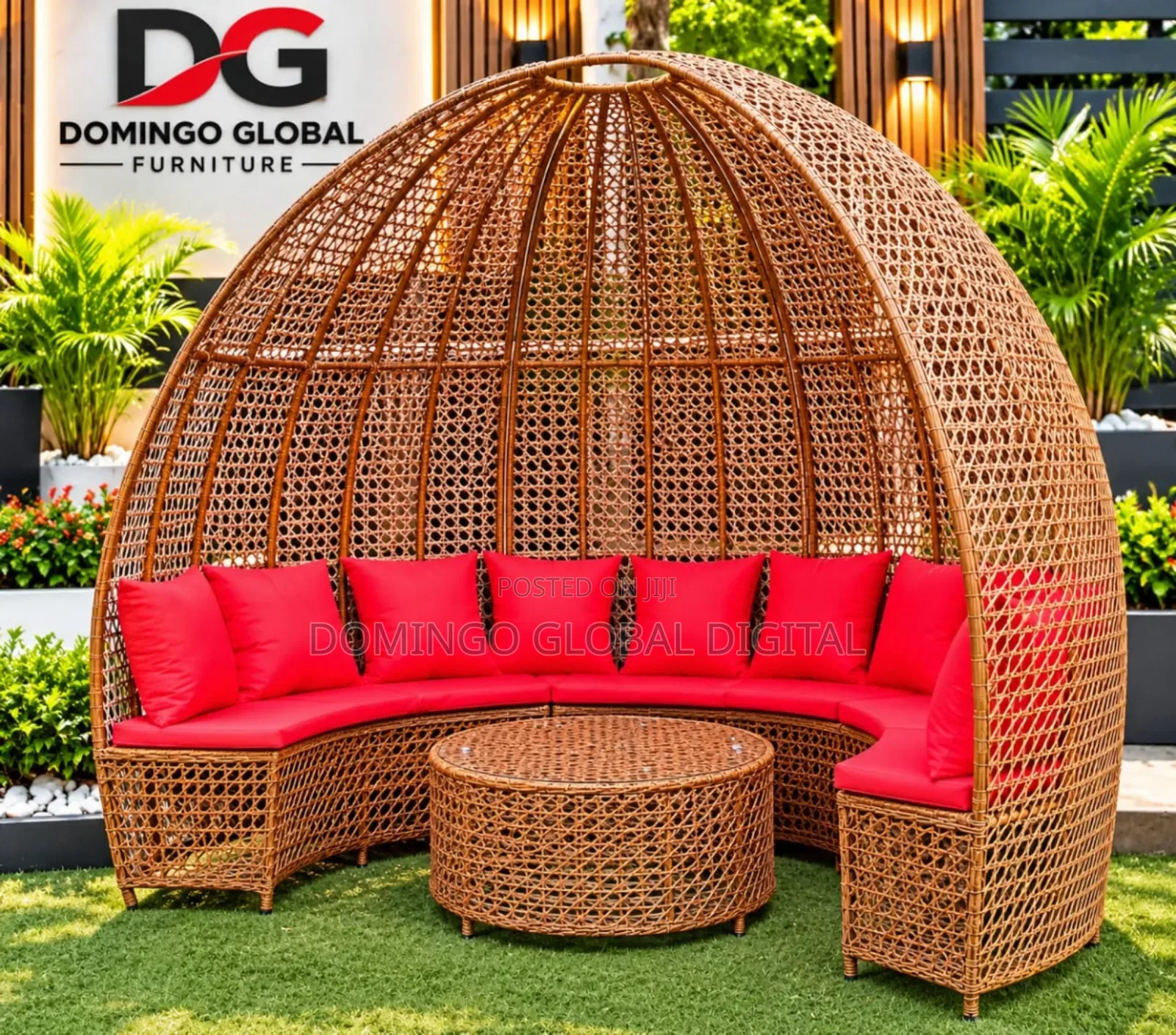 Outdoor Rattan Dome Daybed