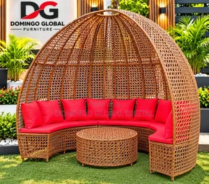 Outdoor Rattan Dome Daybed