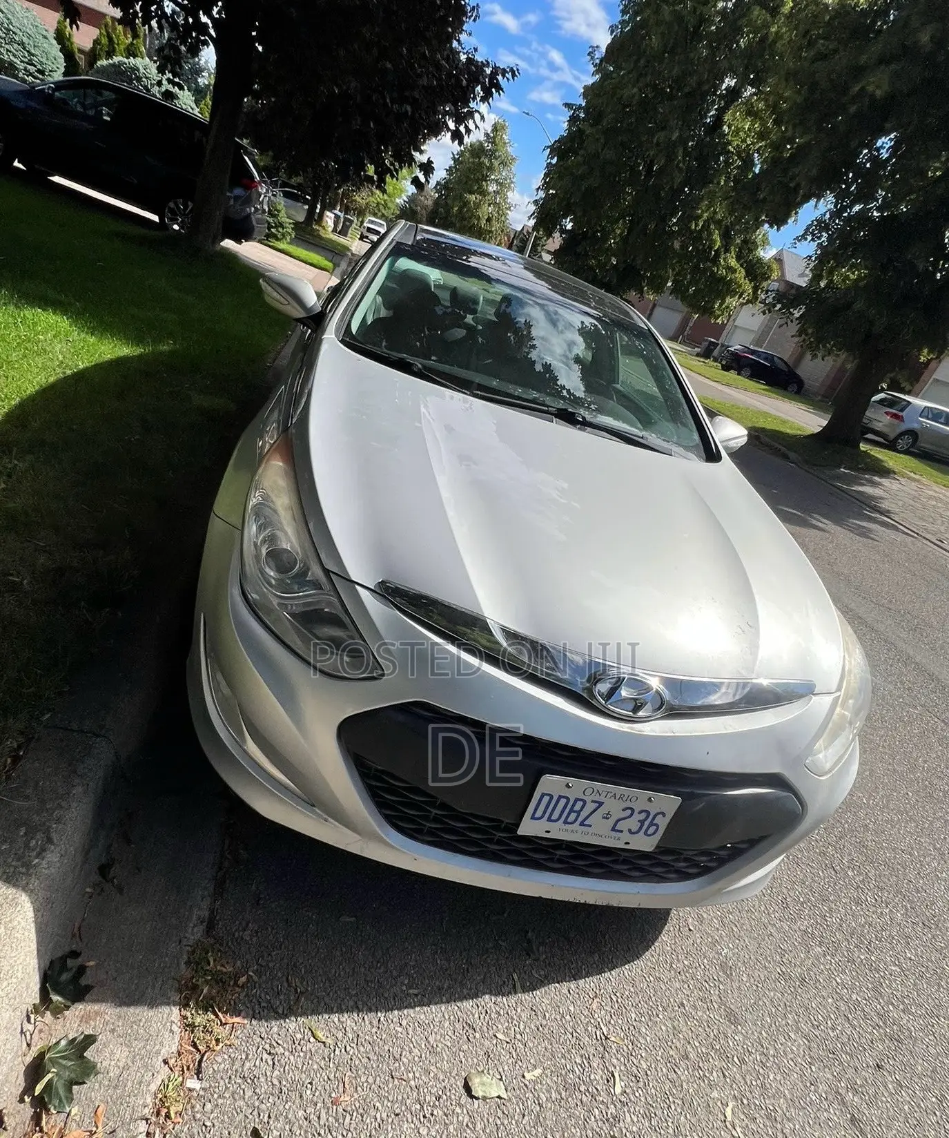 Hyundai Sonata Hybrid 2012 Silver