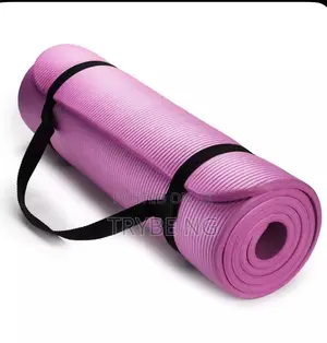 15mm Thick Yoga Mat With Carrier Strap