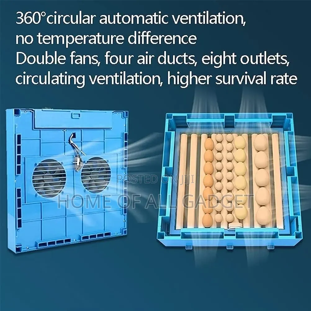 Egg Incubator With Automatic Egg Turning for Hatching Eggs Holds 64