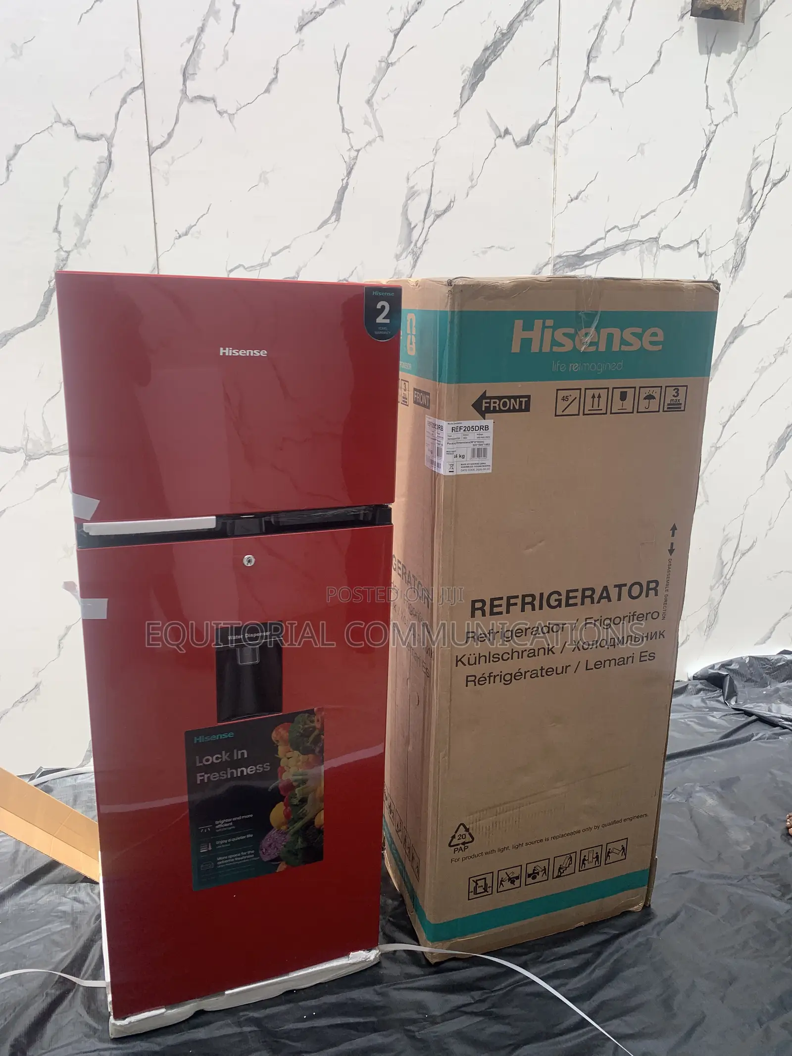 Hisense REF205DRB Spacious 204L Home Refrigerator