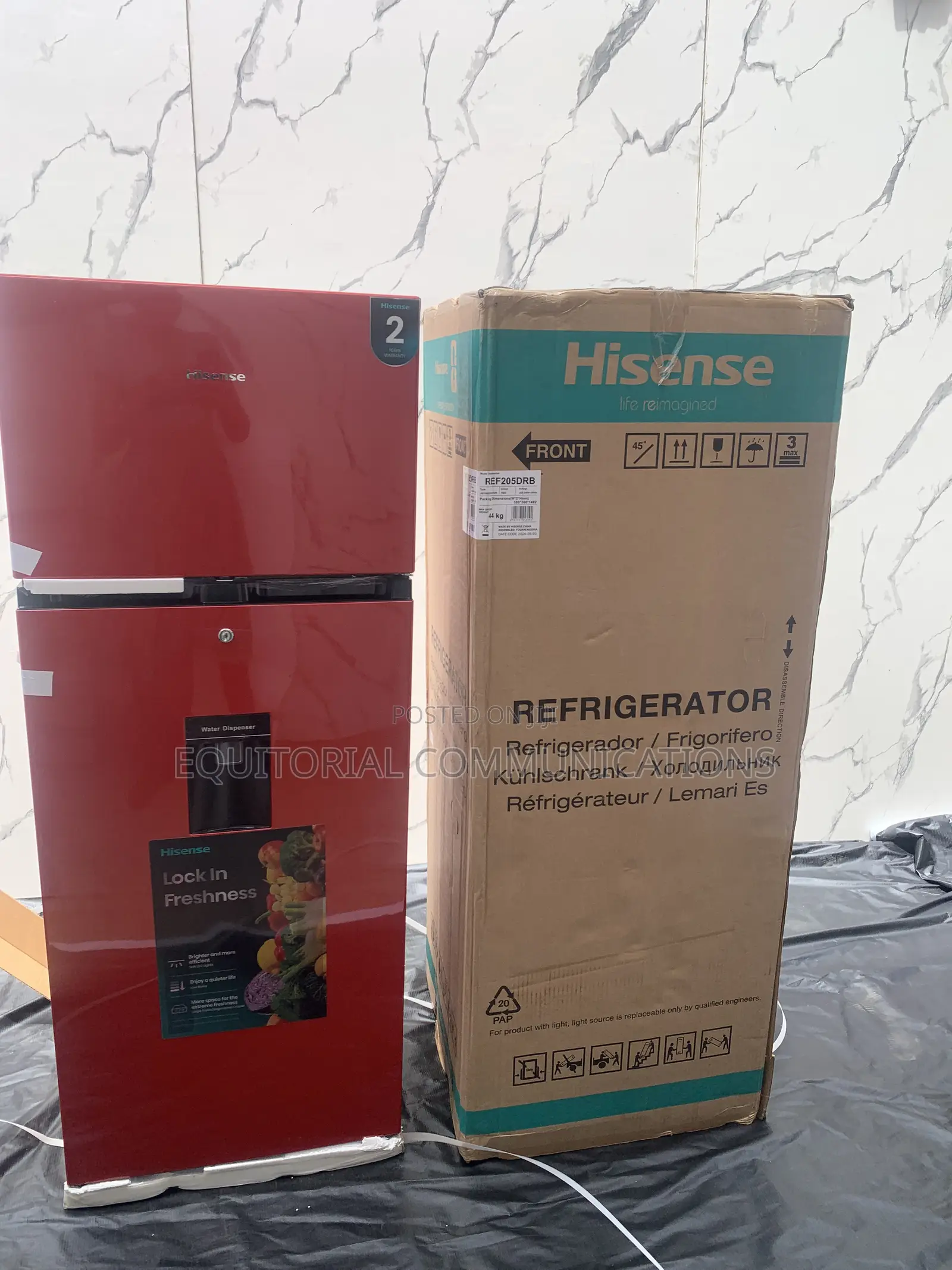 Hisense REF205DRB Stylish 204L Refrigerator