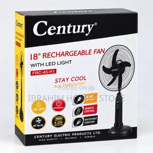 Century Rechargeable Fan With Led Lights