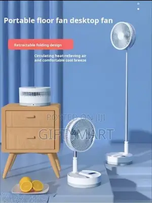 Foldable Extendable Rechargeable Fan
