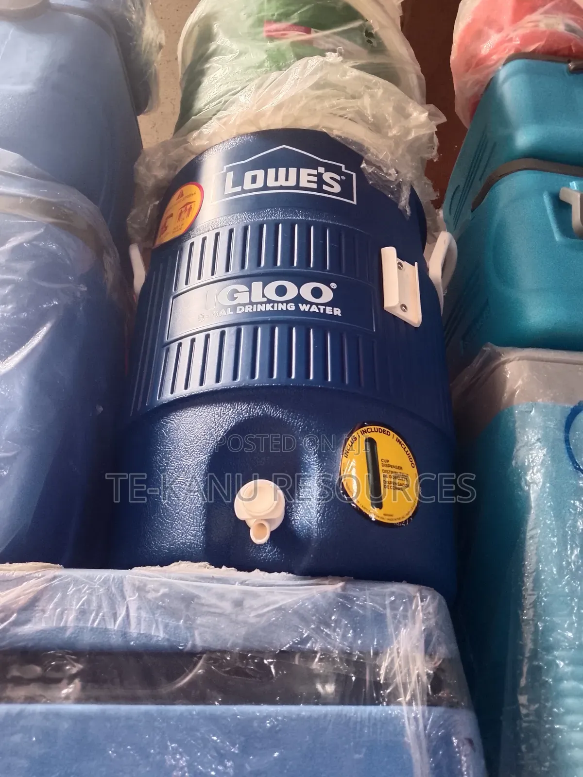 Lowe's 5-Gallon Blue Insulated Beverage Cooler