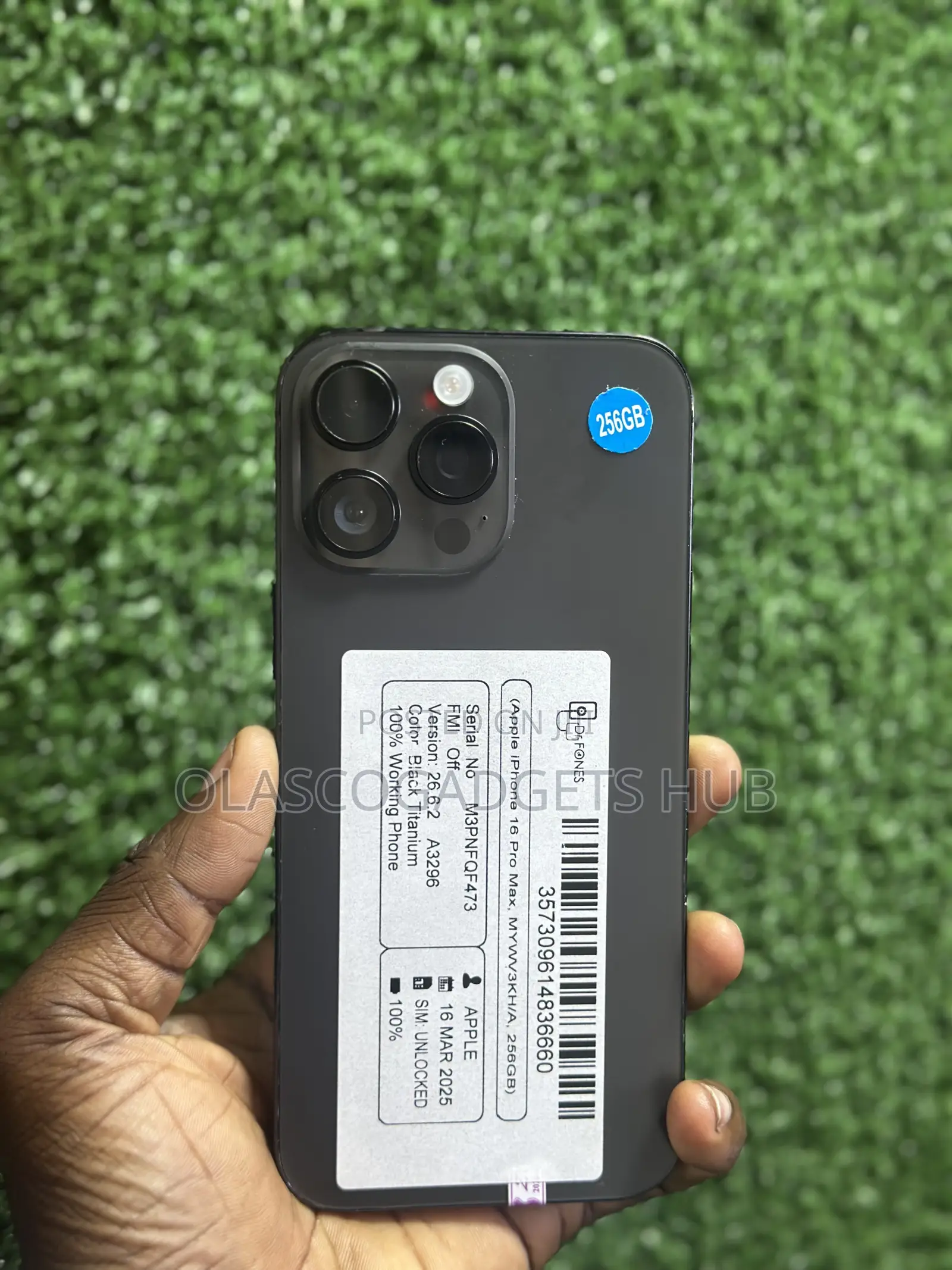 Apple iPhone 16 Pro Max 256 GB Black
