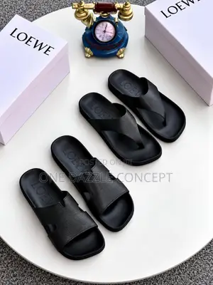 *Loewe Anagram Cutout X Flip-Flop