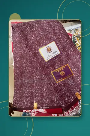 RR Wax Best Quality Real Wax Block Print, 6 Yards (Burgundy)