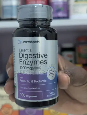 Horbaach Digestive Enzymes 1000mg – 100 Capsules