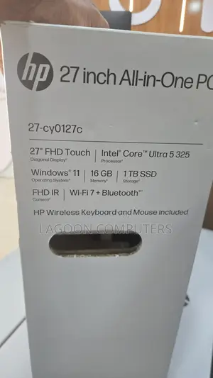 New Desktop Computer HP AiO 27 16GB Intel Core Ultra 5 SSD 1T