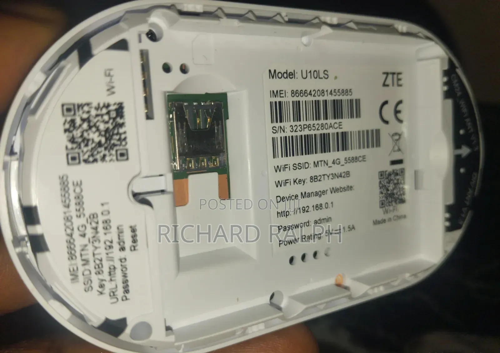 MTN 4G MiFi for Sale – Portable WiFi Device