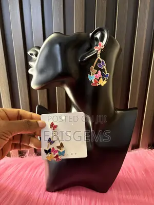 Multi Color Butterfly Earring